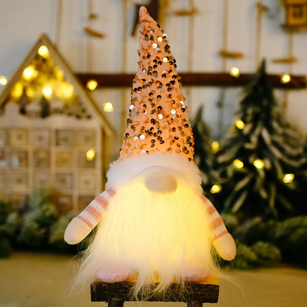 Doll Christmas Glowing Faceless Doll Ornaments – image 5