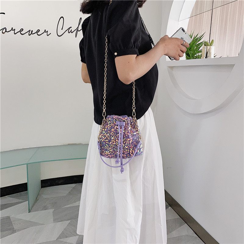 Title 10, Sequins Cute Mermaid Female Shoulder Messenger...