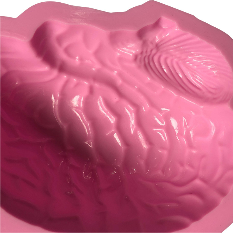 Title 5, Funny Single Hole Creative Brain Silicone Mold