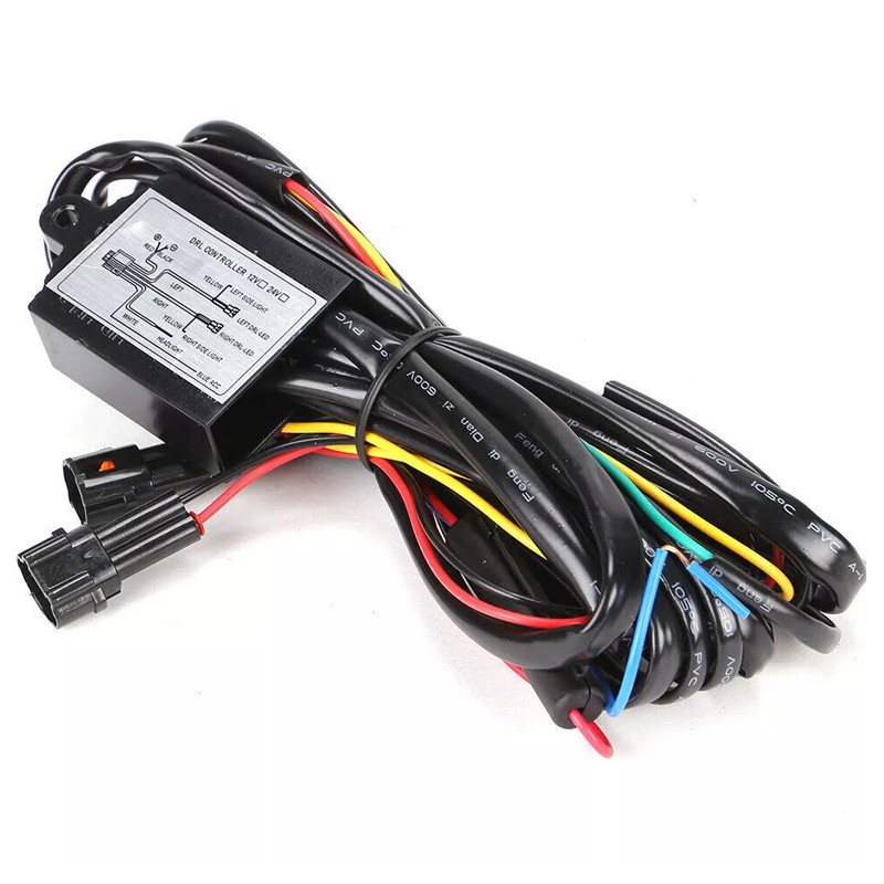 DRL LED Daytime Running Light Relay Harness Automatic On Off Control S Witch — image 5