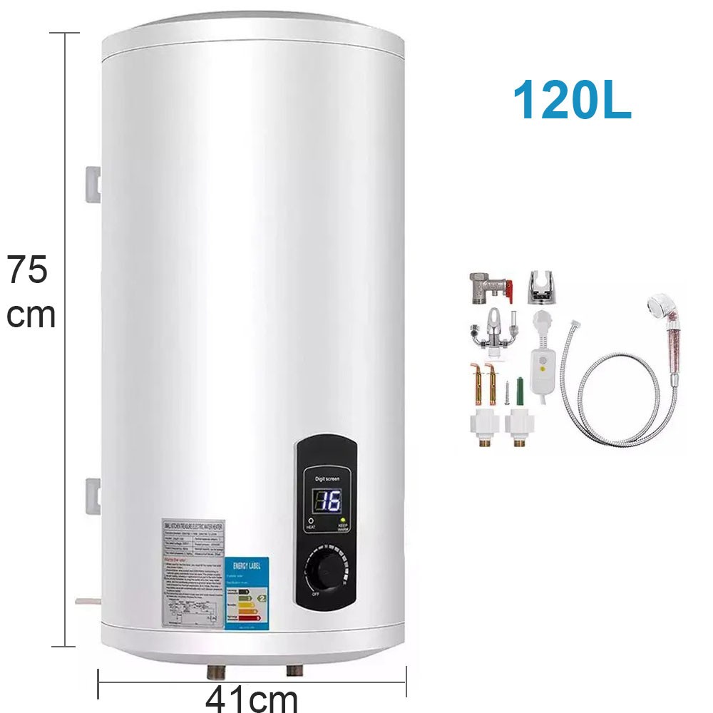 5080120L Electric Water Heater Vertical Household Storage Tank Bathing UK — image 6
