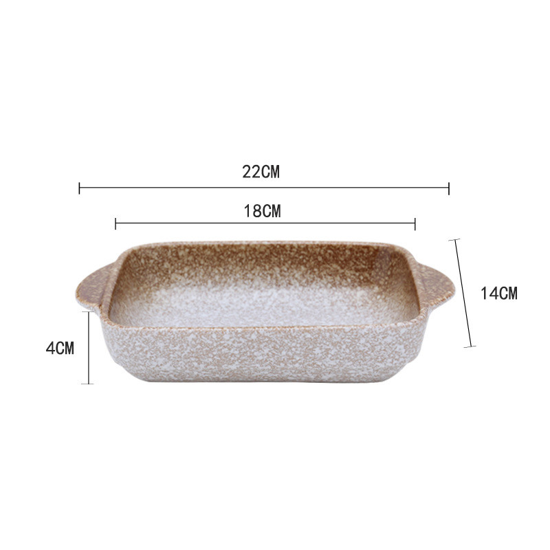 Title 6, Ceramic Household Baking Bowl Creative Microwav...