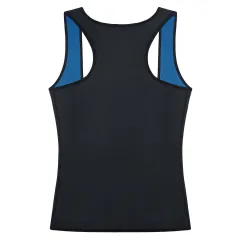 Women's Tight-fitting Tummy Tuck Vest Sports Corset Shaping Fitness - Blue Film - View 1