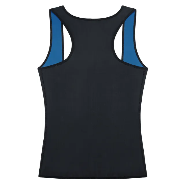 Women's Tight fitting Tummy Tuck Vest Sports Corset Shaping Fitness Blue Film - Shop at LoveMi