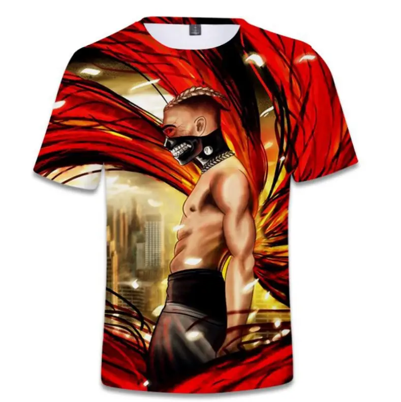 Fashion Casual Men's Printed Short-sleeved T-shirt