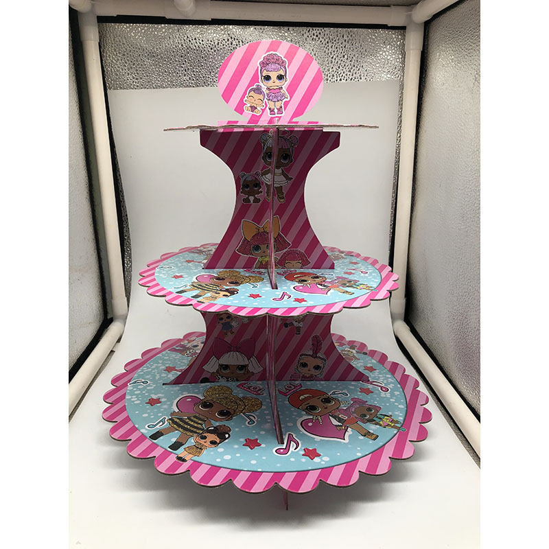 Title 3, Cartoon doll birthday theme cake stand