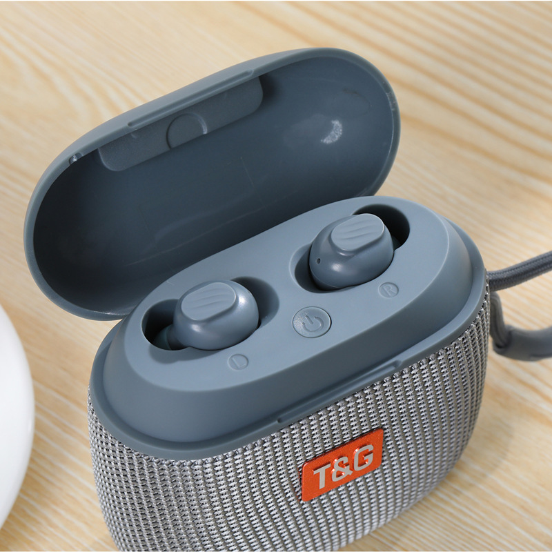 Portable Dual Stereo Bluetooth Earphone Speaker Two-in-one - Image 12