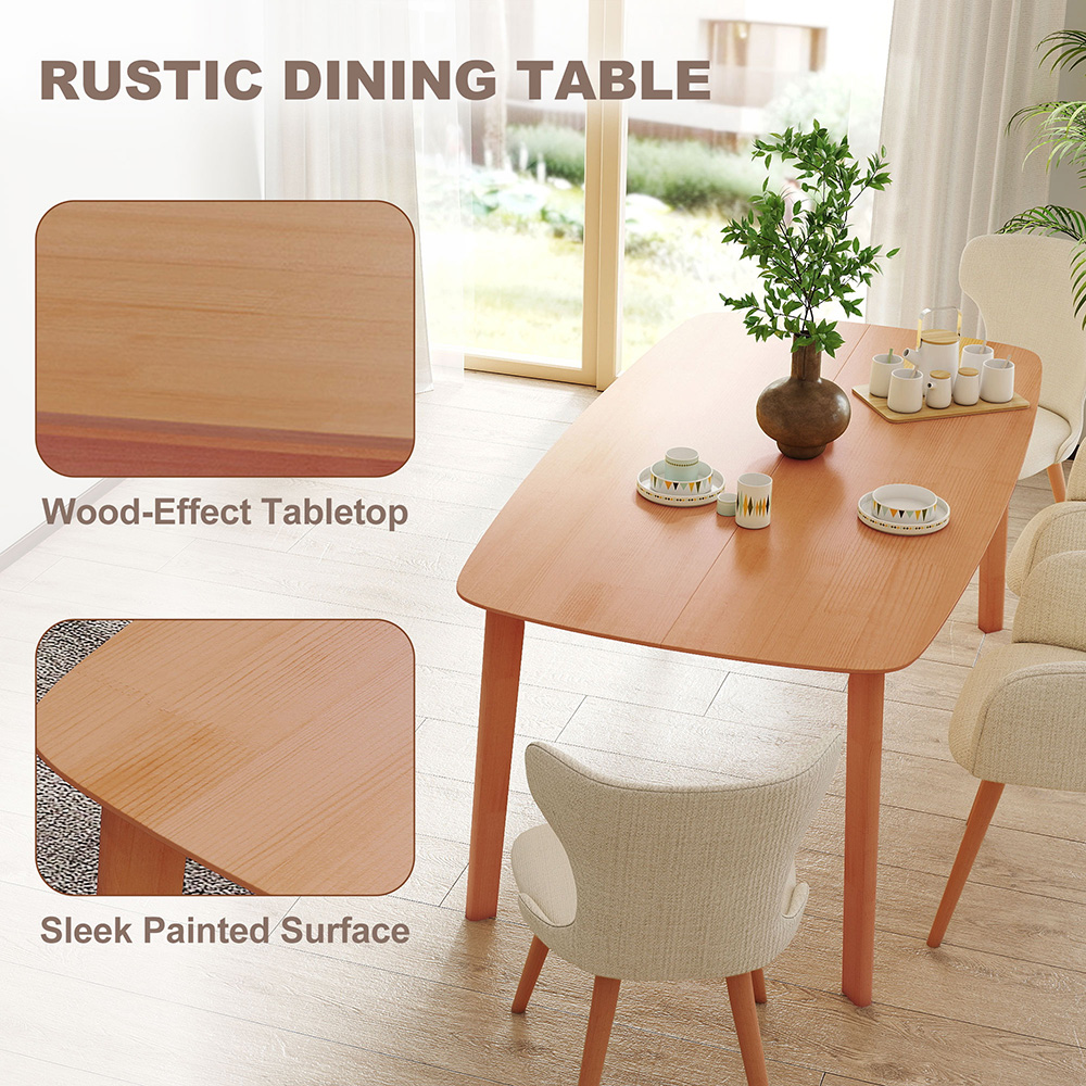 Pine Wood Dining Table, picture 4 of 5