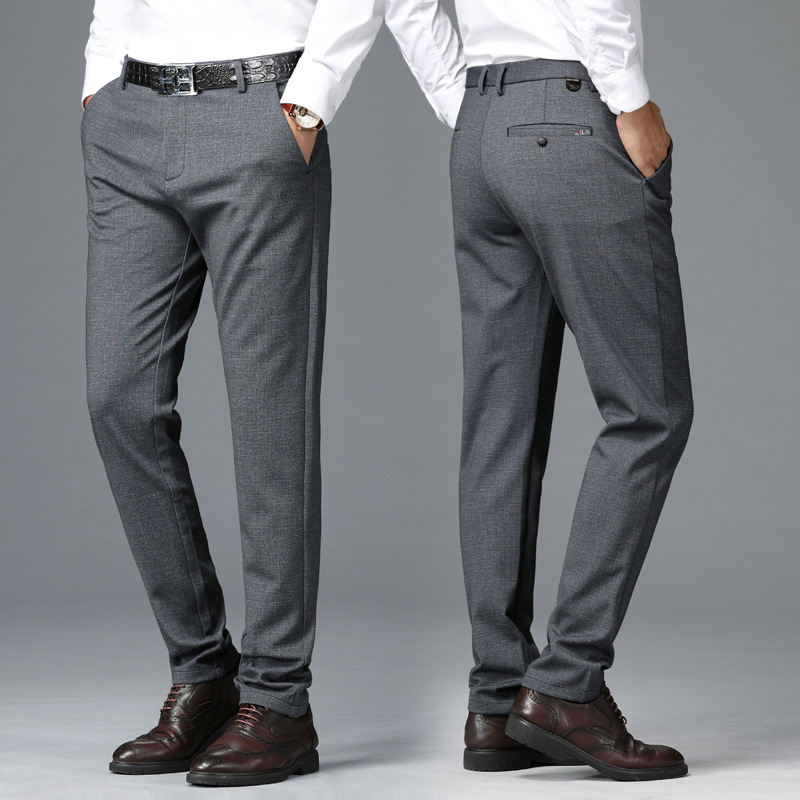 Title 1, Mens Casual Pants Stretch for Middle-aged Busi...