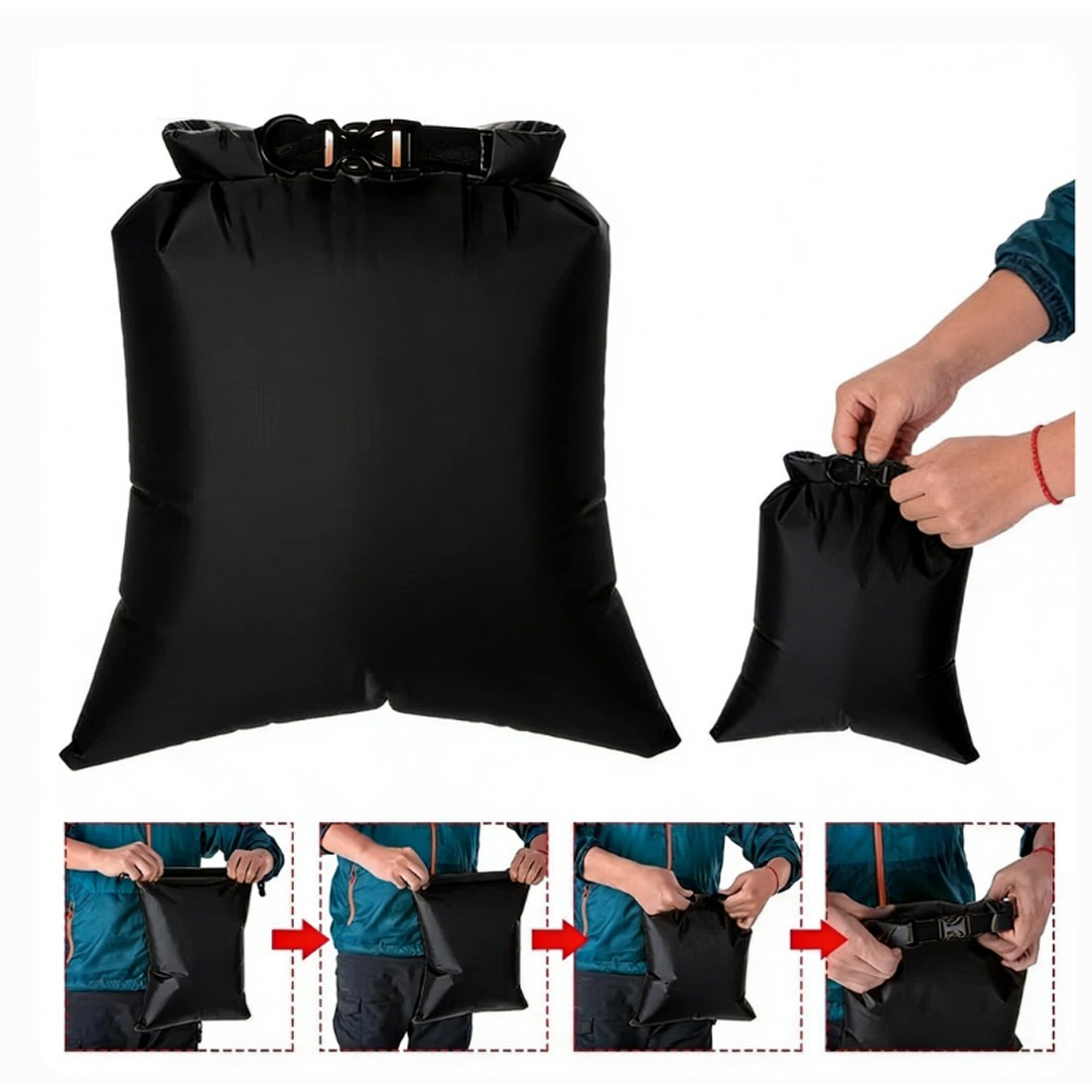 6PCS Waterproof Dry Bag Set Bags Ultralight For Hiking Camping — image 8