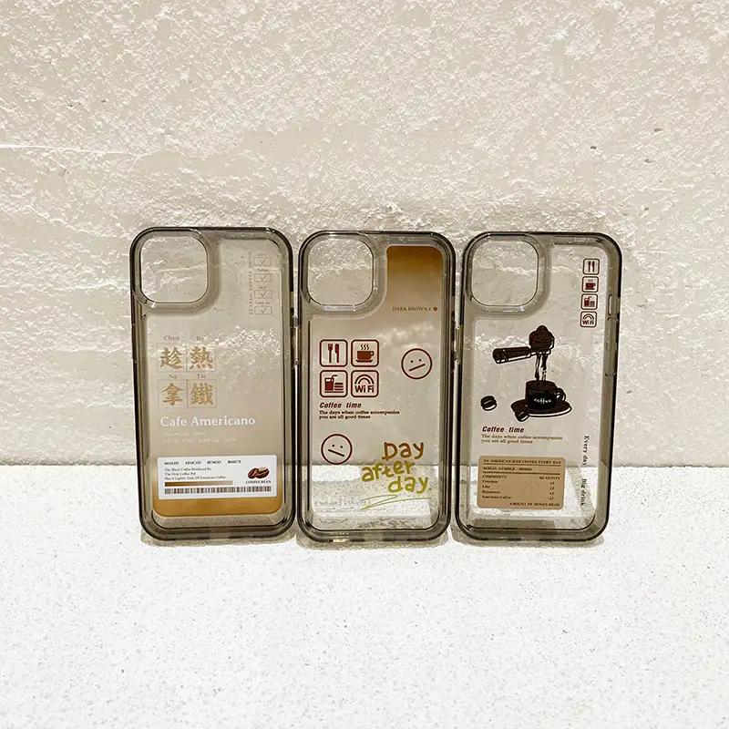 Retro Hot Latte Acrylic Phone Case
