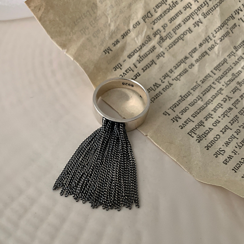 Tassel Ladies Fashion All-match Ring