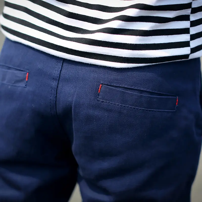Men's Straight-leg Pants, Men's Cotton Summer Thin Pants, Boys' Pants