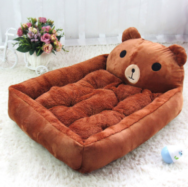 Kennel Removable and Washable Teddy Cartoon Pet Nest