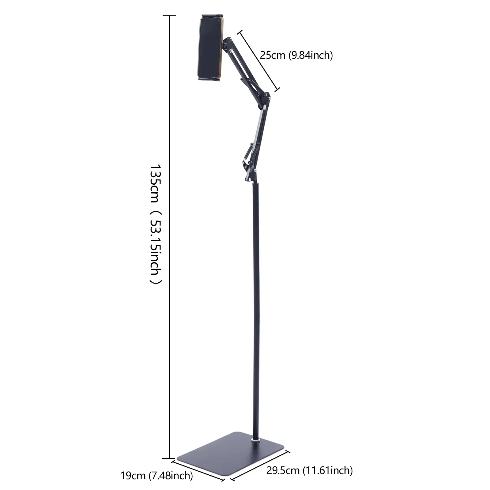 Universal Ipad Stand Floor Tablet Bracket Adjustable