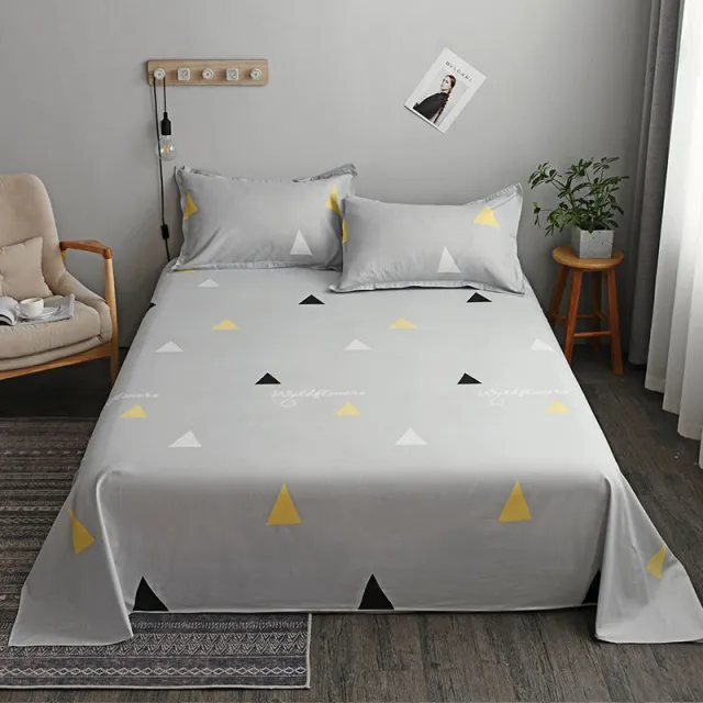 Washed Cotton Student Hostel Bed Sheets 4 Style - Shop at LoveMi