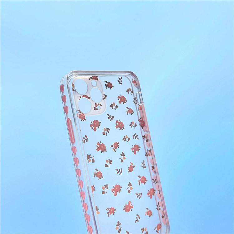 Title 4, Small Floral Love Right-angle Side Phone Case