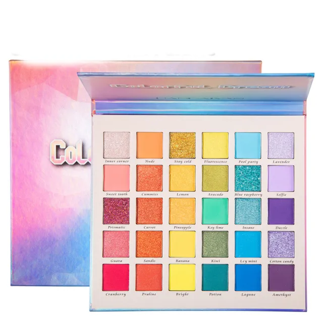 Pearlescent Matte Glitter Eyeshadow Palette 30Colors - Shop at LoveMi