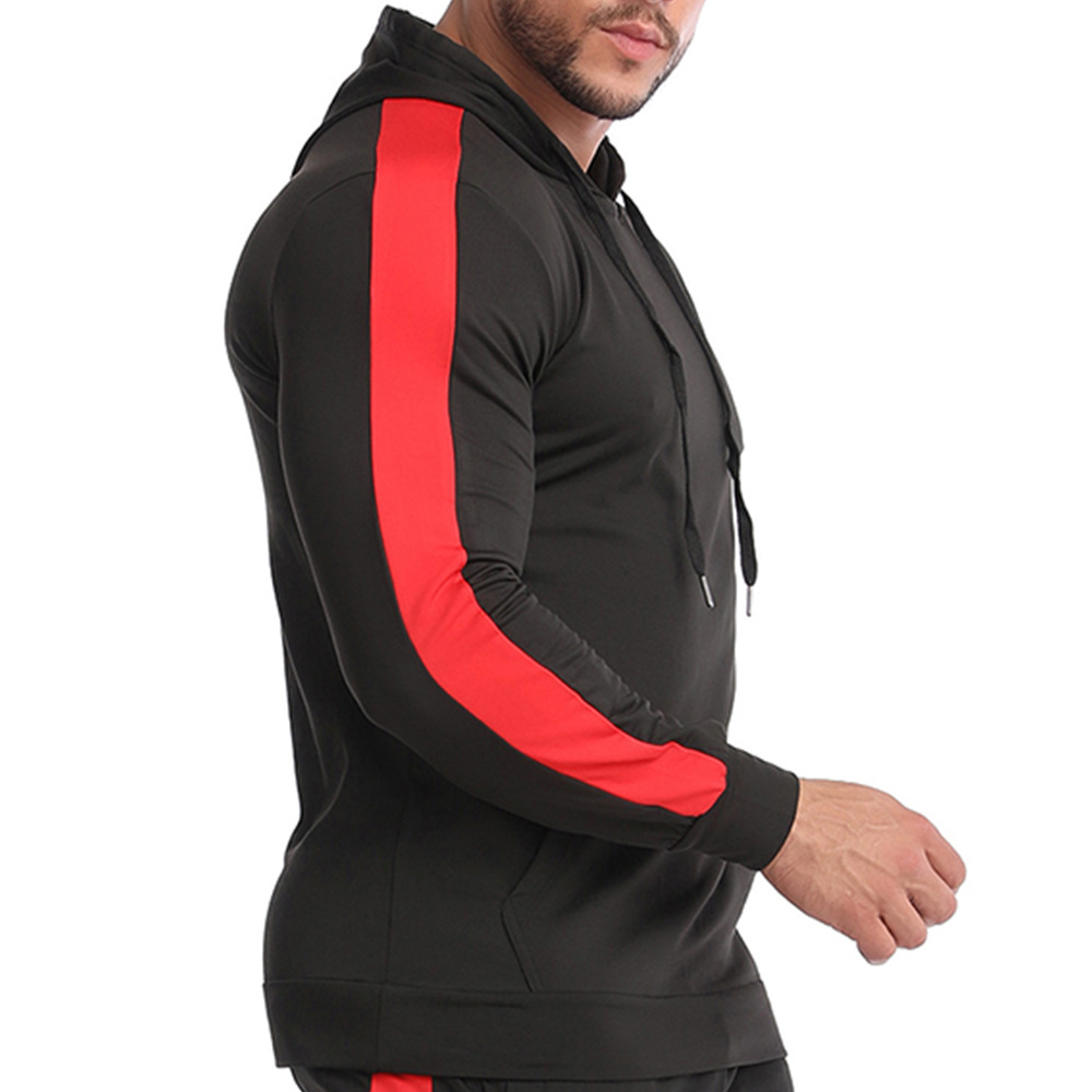 Plus Velvet Sports Sweatshirt Outdoor Leisure Fitness Running Hood