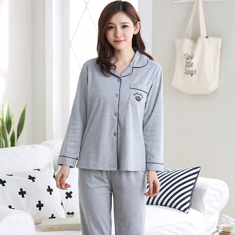 Title 3, Two-piece pajamas with pure cotton buttons