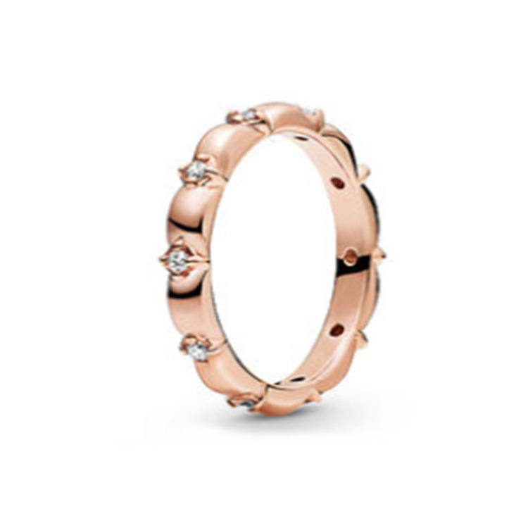 Fashion Simple Retro Silver Petal Ring