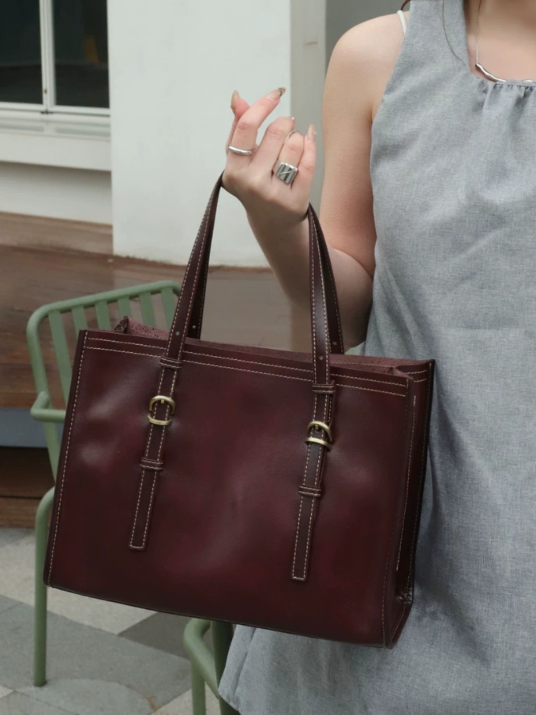 Nouveau sac pour femmes en cuir véritable – Image 7