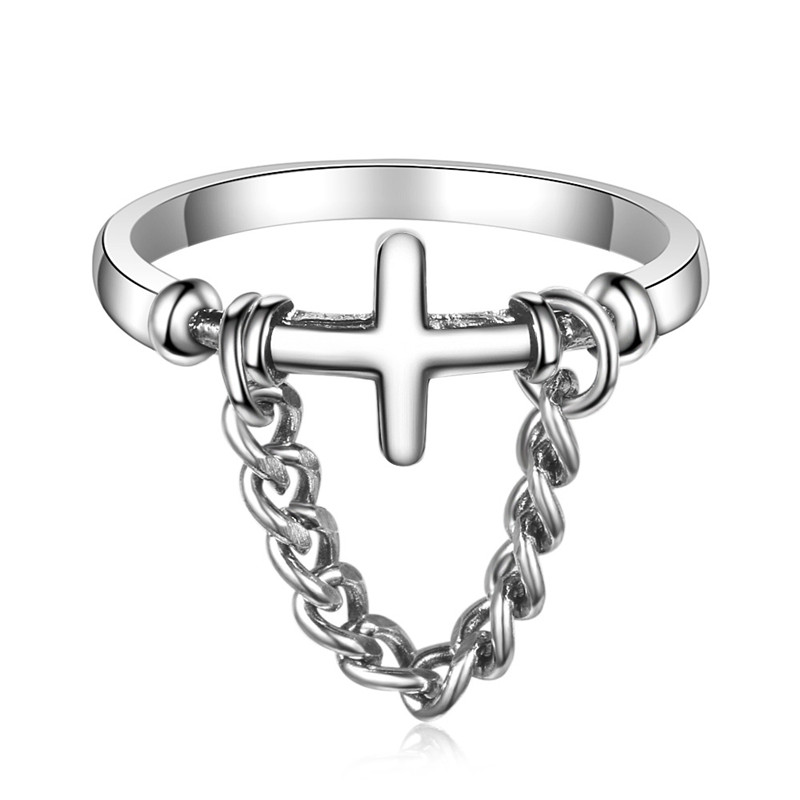 Old Punk Street Retro Cross Chain Ring
