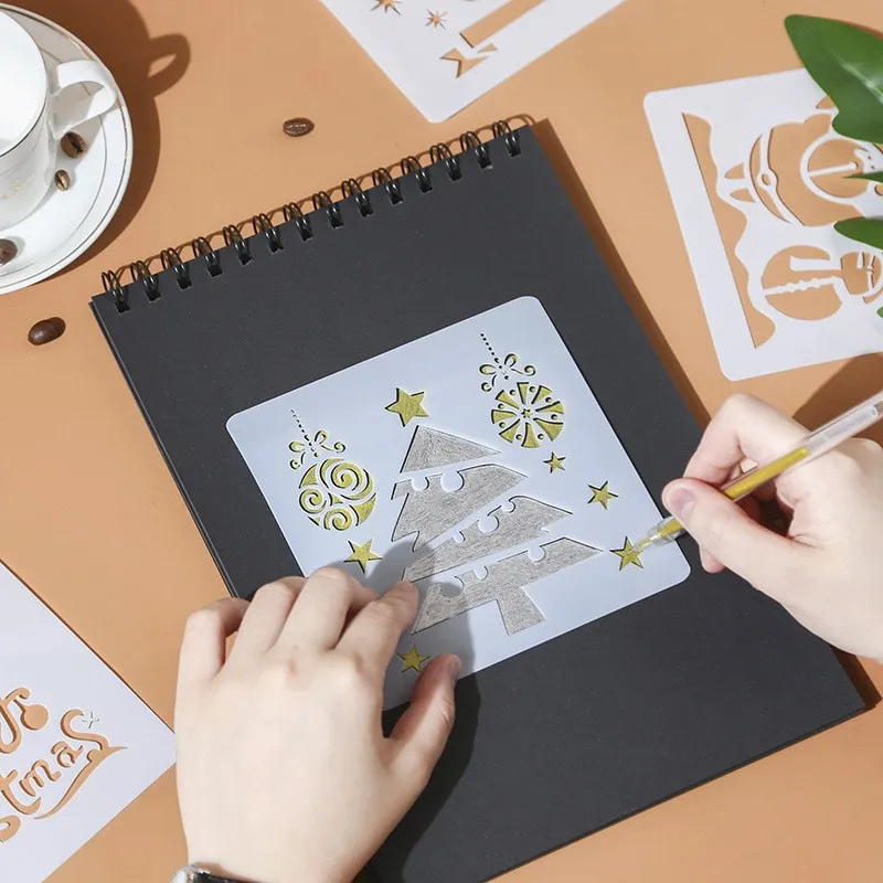 Grow Up Album Diy Hand Tent Christmas Hollowed Out Template – image 3
