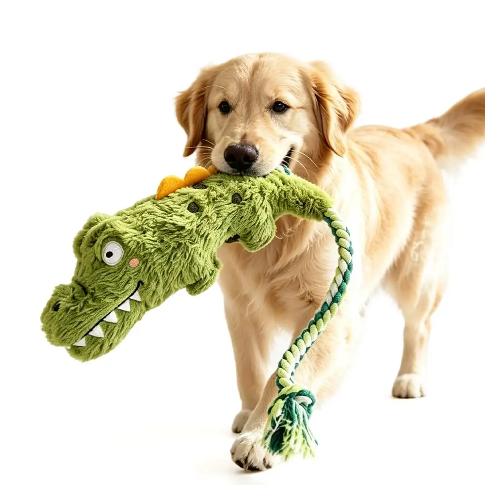 Fun Knotty Crocodile Dog Chew Toy