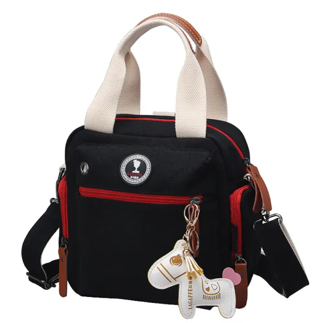Canvas One shoulder Messenger Women's Bag Casual Multifunctional Backpack - Shop at LoveMi
