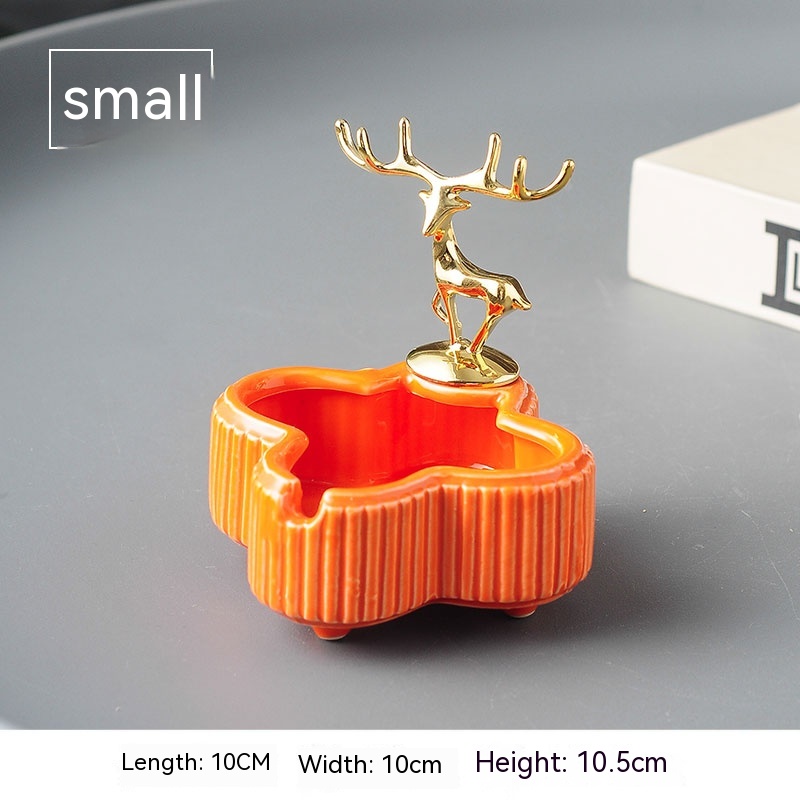 Small Orange Ashtray