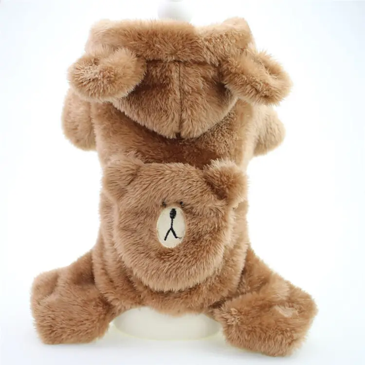 Pet Clothes Autumn And Winter Clothes Puppy Dog Clothes Thickened Plus Velvet