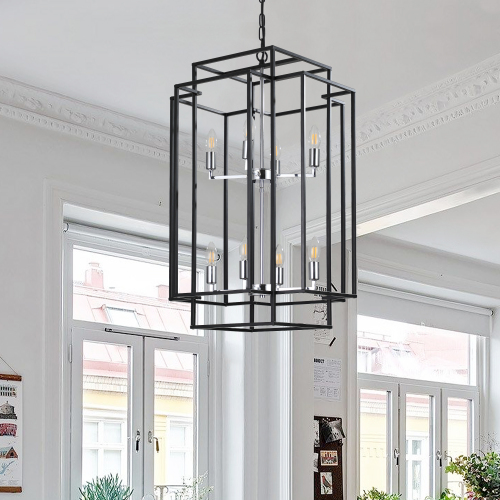 8 Lantern Tiered Chandeliers view 6