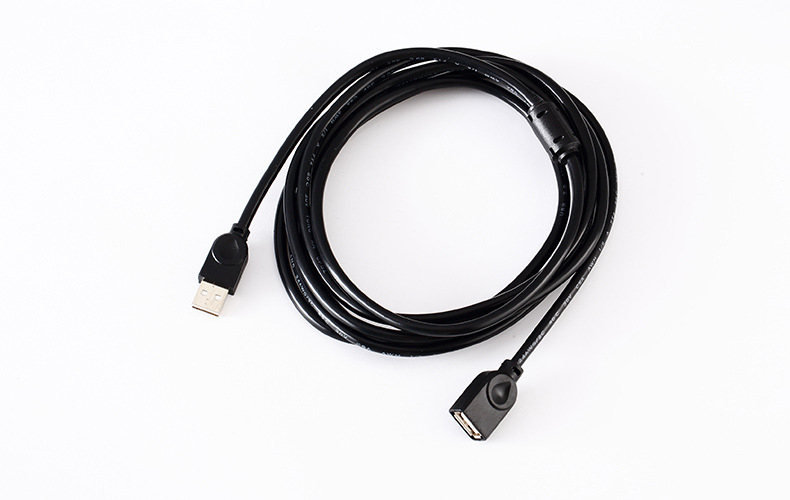 Black AF2.0usb Data Extension Cable With Copper Core