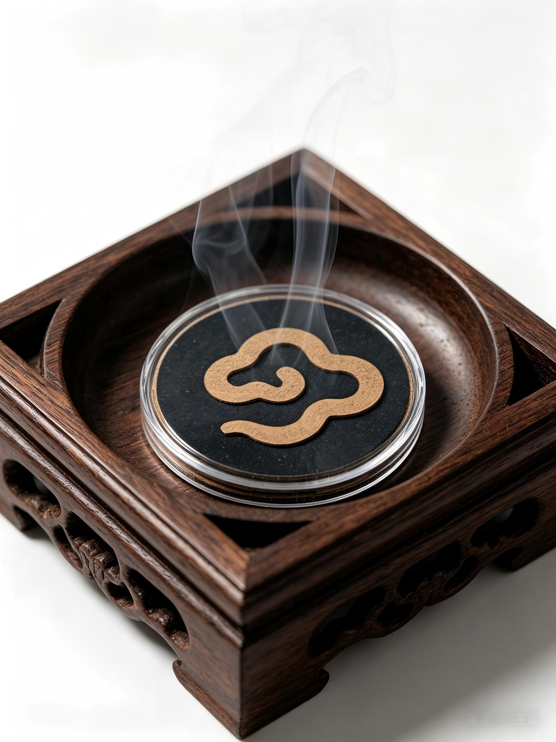 No Mess Incense Discs - Ready-to-Use Cloud Pattern Incense Pucks For Tea Ceremony & Meditation, No Manual Powder Filling Needed, Stackable Value Pack Of Pre-Molded Coils For Home Zen Decor & Relaxatio