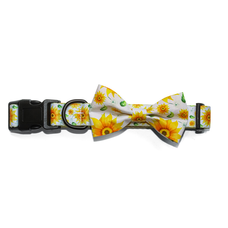 Sunflower Color Collar Bow