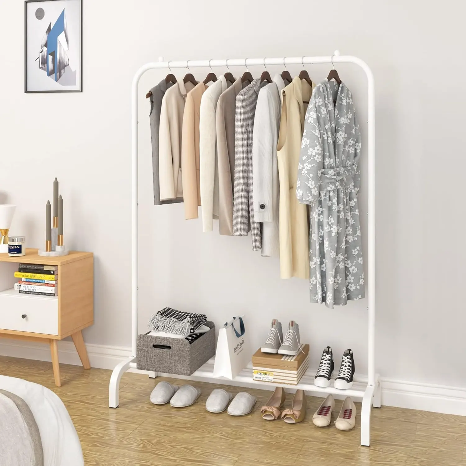 33lbs Loading Garment Racks Freestanding Clothing Clothes