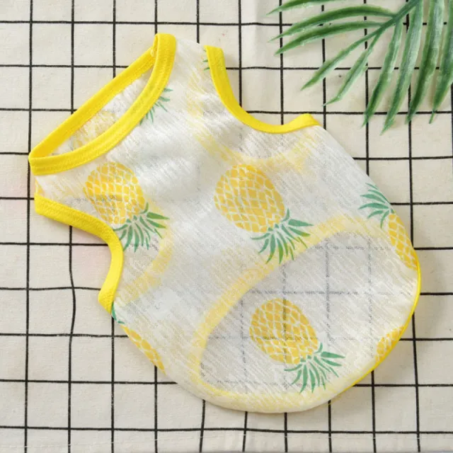 Summer Bichon Pomeranian Puppy Thin Section Sun Protection Vest Pineapple - Shop at LoveMi