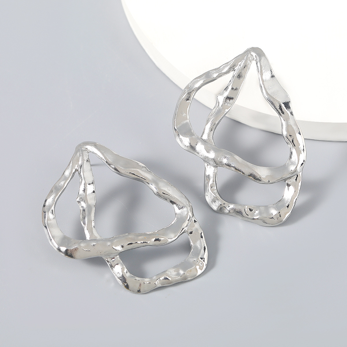 Personality Irregular Geometric  Female Trend Temperament European And American Earrings