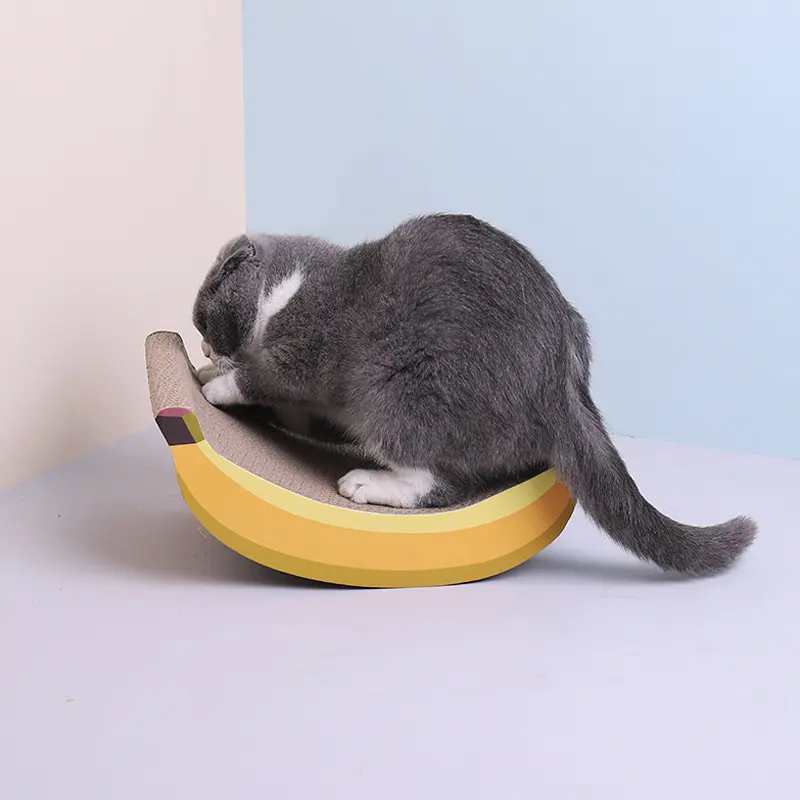 New Pet Cat Scratching Board Corrugated Paper Cute Shape
