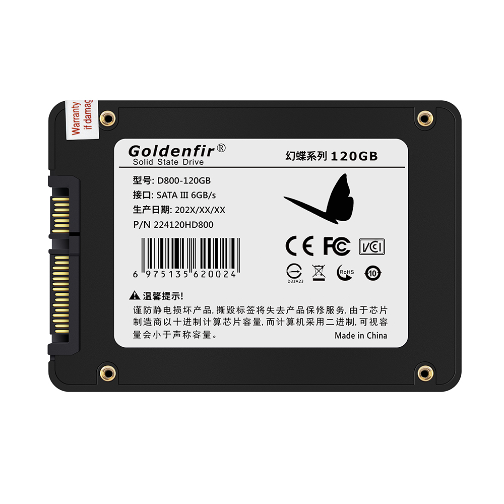 Phantom Butterfly Series Solid State Drive 128GB 512GB SSD Computer Universal SATA3.0 4
