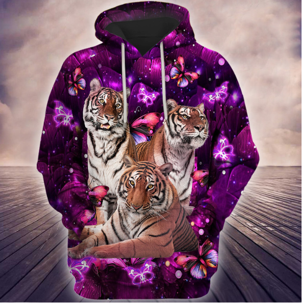 Men's Printed Hooded Casual Fashion Sweater