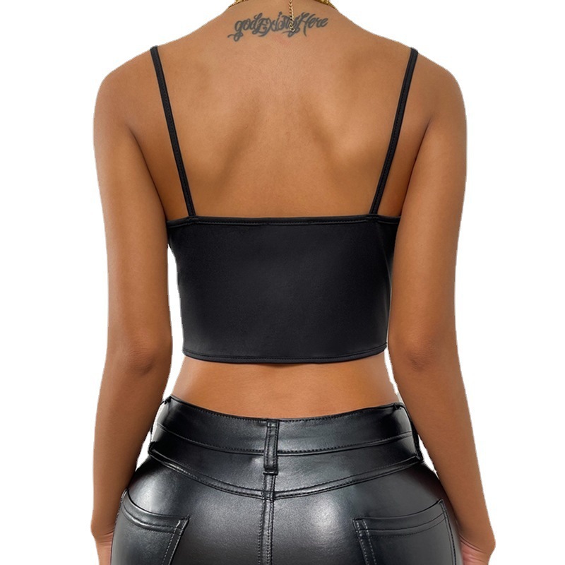 V-neck Wrap Chest Diamond Fishbone Corset