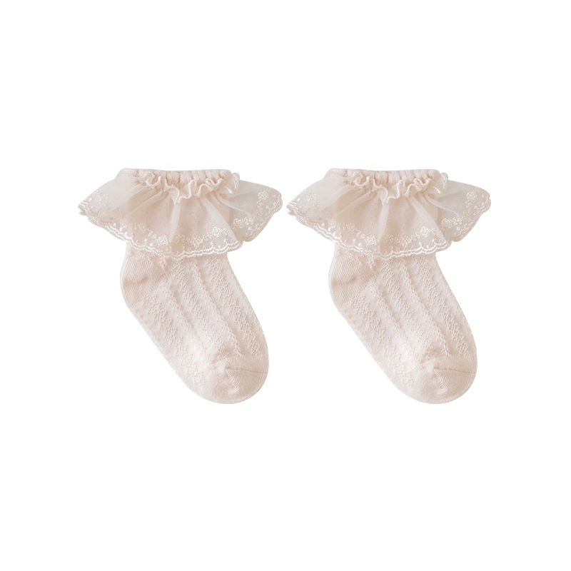 Title 4, Chaussettes en maille pour enfants en coton car...