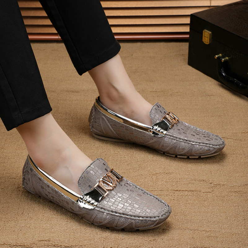 New Men's Trendy British Leather Shoes