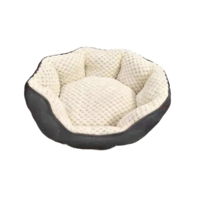 High Rest Nest For Cat Warm Bed For Small And Medium Pets With Dark Gray Shell Backrest For Autumn And Winter Gray - Shop at LoveMi