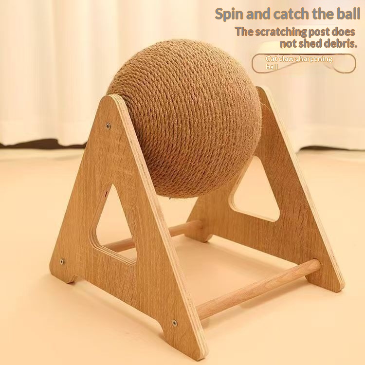 Cat Scratching Board, Vertical Cat Scratching Ball, Wear-Resistant And Non-Shedding, Large Claw Sharpener, Self-Entertainment And Boredom-Relief Cat Toy, Cat Manufacturer