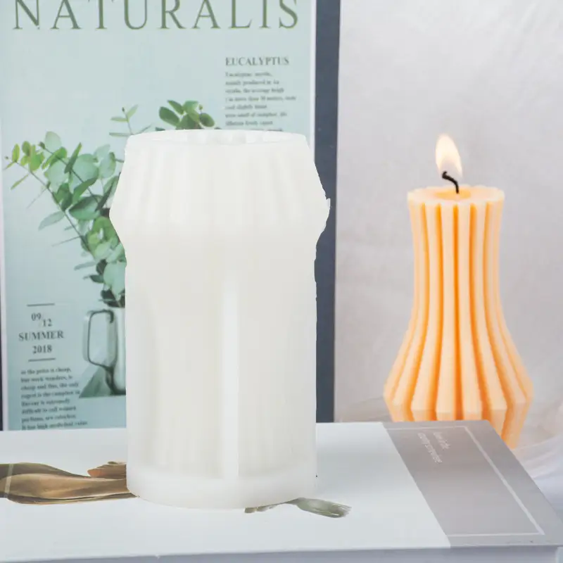 Gypsum Incense Stone Geometric Cylindrical Candle Silicone Abrasives