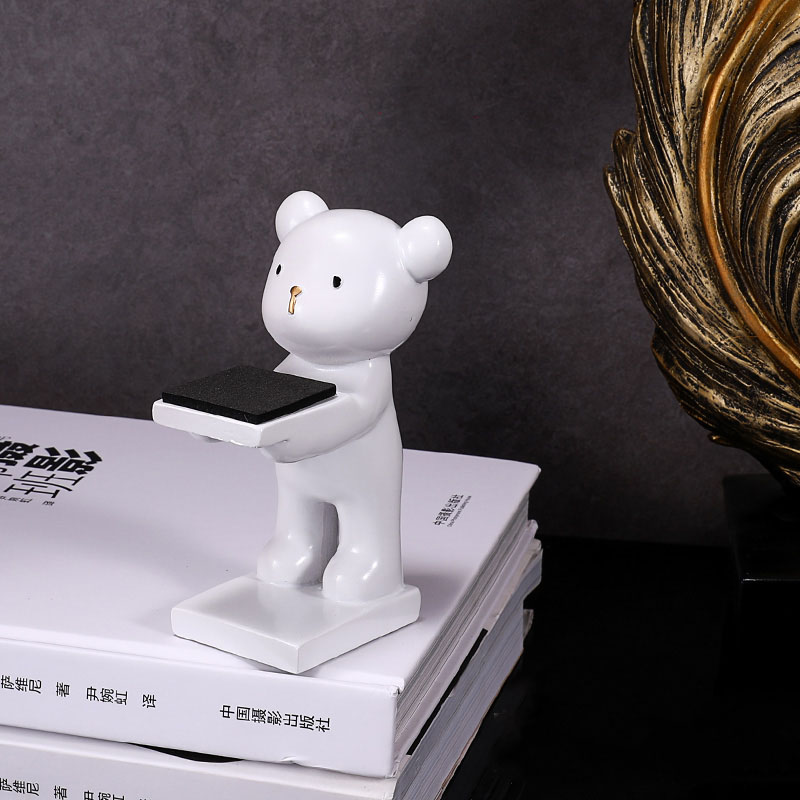 Creative Cat Watch Table Cute Bear Display Stand - Image 2