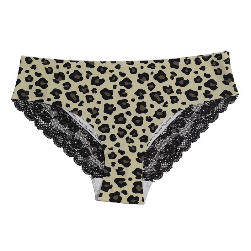 Title 3, Ladies Lace Leopard Print Underwear Without Trace